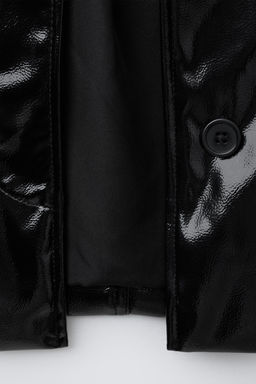 LEATHER EFFECT JACKET - Zara фото 8