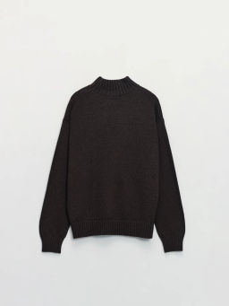 Свитер с высоким горлом с добавлением шерсти / Zarina