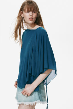 Top capa drapeado - H&m фото 2