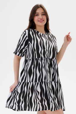 Платье женское из кулирки Бохо зебра - Амадэль фото 6