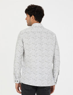 Gri Slim Fit Uzun Kollu G_mlek - Pierre cardin фото 5