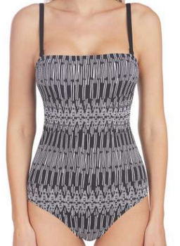 -10% Купальник Milavitsa 400131 черный набивной фото 3