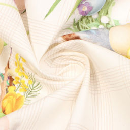 Скатерть Этель Уютная пасха, d=215 см, саржа, хлопок, 190г/м2  фото 7