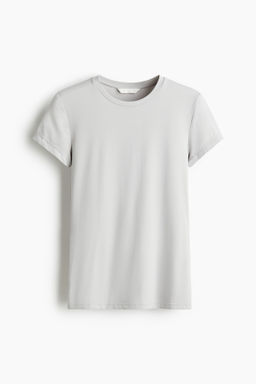 Camiseta entallada de microfibra - H&m фото 3