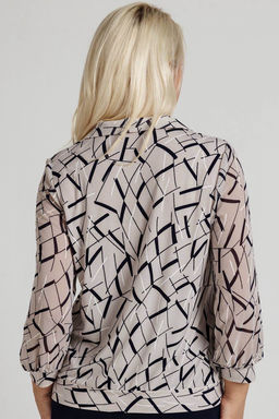 Блузка 7098/06/Бежевый - Rise фото 4