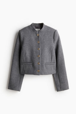 Chaqueta con botonadura frontal