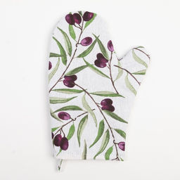 Варежка-прихватка Доляна Olives 20×27 см, 100% хлопок, ватин 250 г/м²