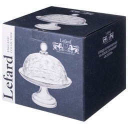 БЛЮДО СЕРВИРОВОЧНОЕ НА НОЖКЕ С КРЫШКОЙ BLOSSOM 19,5*21,5 СМ - Lefard фото 5