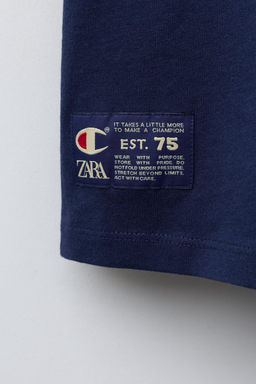 CROCODILE PRINT T-SHIRT CHAMPION ® X ZARA фото 4