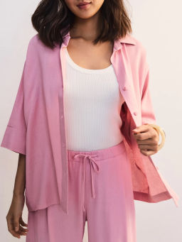 Льняная блуза свободного кроя ZR2605012001-90 / Zarina