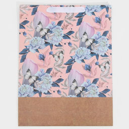 Пакет подарочный крафтовый, упаковка, Живи мечтой, L 31?40?11.5 см