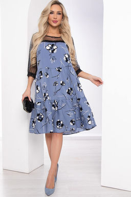 Платье Омут красоты (серо-голубое) П8431 - Lt collection фото 6