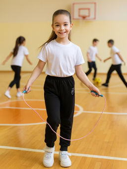 Брюки детские черные 446п (110, 60)