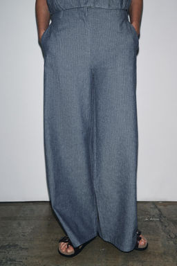 ZW COLLECTION RELAXED TROUSERS - Zara фото 10