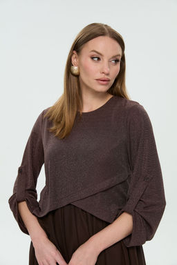 Платье NIKVA н740-28 горький шоколад