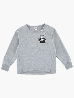 Толстовка для девочки UD 6914 серый - Mini maxi фото 3