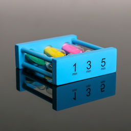 Песочные часы «Изучаем время» 3×9×9 см, МИКС