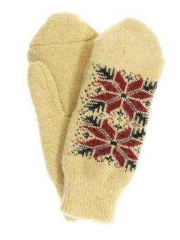 Варежки женские "Орнамент" КРУГ 3402-7