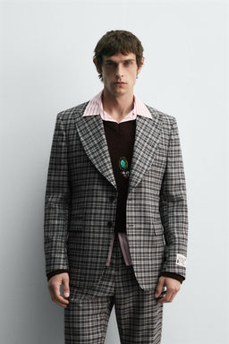 CHECK SUIT BLAZER HARRY LAMBERT FOR ZARA X DISNEY  фото 2