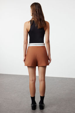 TRENDYOLMILLA Siyah Bel Detayl? Dokuma Sort Etek TWOAW24SR00009  фото 12