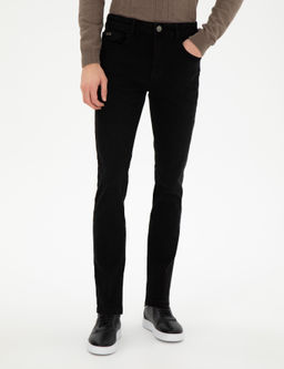 Antrasit Slim Fit Jean Pantolon