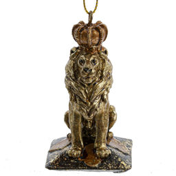 Фигурка декоративная подвесная "Лев", L4 W4 H8 см, 2в.