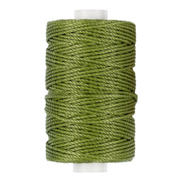 Промысел Нитки вощёные (полиэстер) LC-006 для кожи 40 м № 011 зелёный