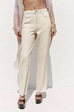 JEANS Z.02 STRAIGHT ANKLE HIGH-WAIST - Zara фото 2