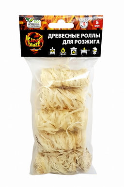 Цена за 2 шт. Роллы для розжига огня 5шт King of Blaze KB-1813