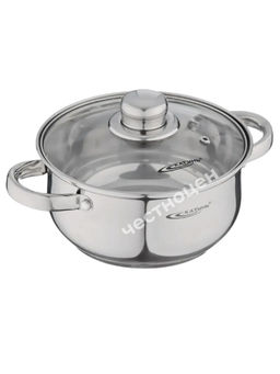 Набор кастрюль 6пр "Гретта" (1,6л+2,2л+3,2л) KT04-А