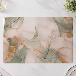 Набор салфеток сервировочных Доляна Мрамор, 4 шт, 3045 см, цвет серый  фото 2