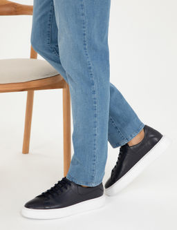 Lacivert Casual Ayakkab_