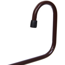 Цена за 3 шт. Вешалка металлическая для брюк 5 секций "ИДЕЯДОМА", цвет коричневый, 33*34см (Лейбл)