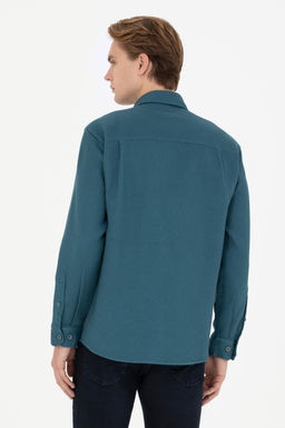 Мужская рубашка Petrol с длинным рукавом - U.s. polo assn фото 12