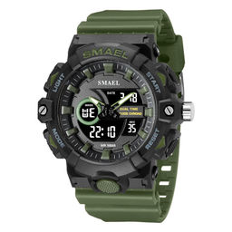 Часы наручные Smael электронные SM8081army-green