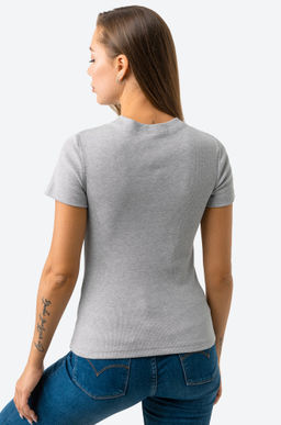 Женская футболка в рубчик Happyfox фото 25