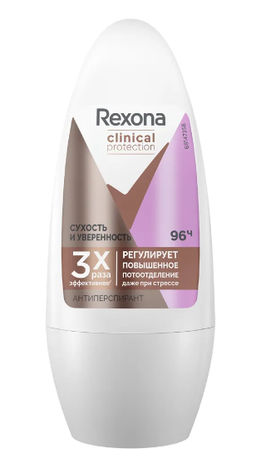 РЕКСОНА CLINICAL PROTECTION део-ролл жен Без запаха 50мл