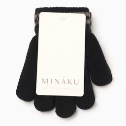 Перчатки детские MINAKU, 13 см, чёрные