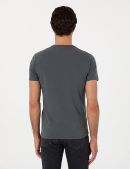 Antrasit Slim Fit Ti__rt