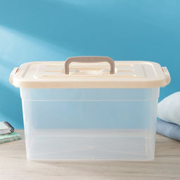 Контейнер для хранения с крышкой, 10 л, 35.5×23.5×19 см, пластик, МИКС