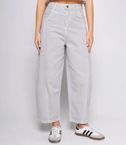 Джинсы #КТ7076, светло-серый