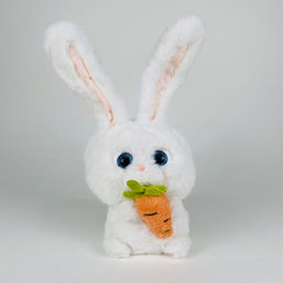 Мягкая игрушка Зайка с морковкой 35 см - Storyland фото 4