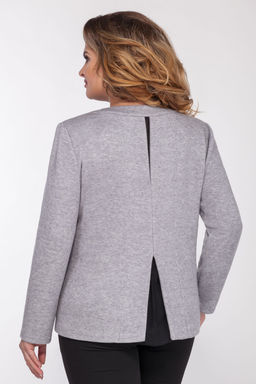 Джемпер Элль стиль 2024/1а серый  фото 2