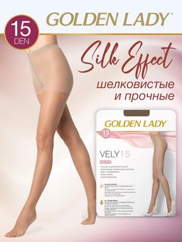 Колготки Golden Lady VELY 15 (100/10) - nero  фото 2