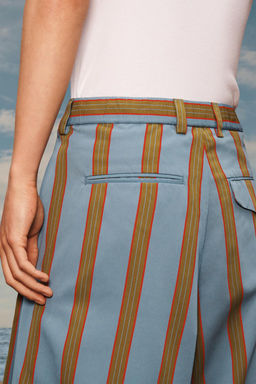 STRIPED RELAXED FIT BERMUDA SHORTS LIMITED EDITION - Zara фото 5