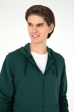 Мужской темно-зеленый свитшот - U.s. polo assn фото 2