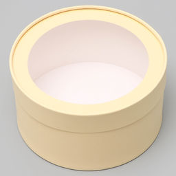 Подарочная коробка Крема кремовая, завальцованная с окном, 21 х 11 см - UPAK LAND фото 5