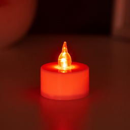 Цена за 4 шт. Светодиодная свеча, ночник LED RISALUX «Малая», RGB, h=4 см
