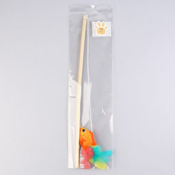 Дразнилка из фетра Рыбка, 6,4х4,8 см - Пушистое счастье фото 6