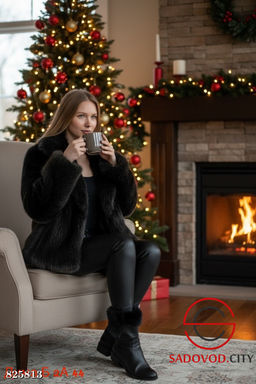 Шуба женская из искусственного меха